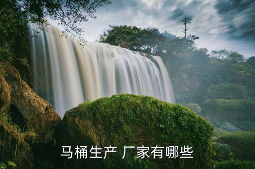 馬桶生產(chǎn) 廠家有哪些
