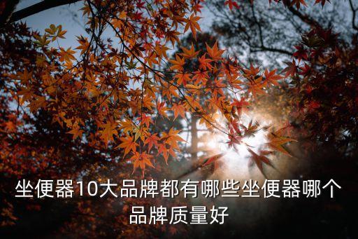 坐便器10大品牌都有哪些坐便器哪個品牌質(zhì)量好