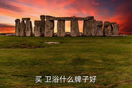 買 衛(wèi)浴什么牌子好