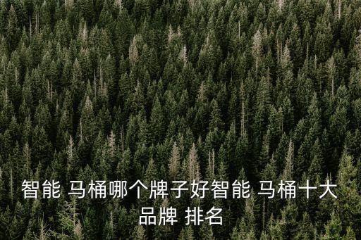 衛(wèi)浴柜和馬桶品牌排名對比