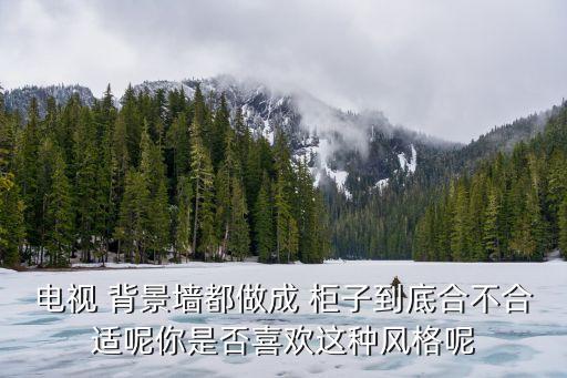 電視 背景墻都做成 柜子到底合不合適呢你是否喜歡這種風格呢