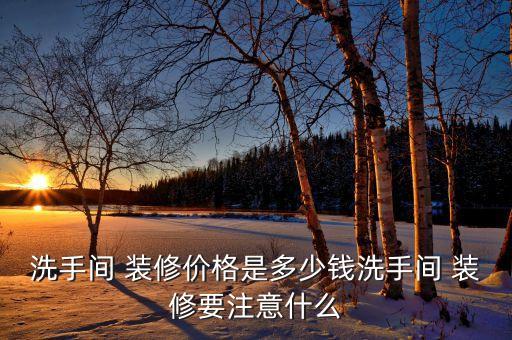 8萬(wàn)元衛(wèi)浴間裝修方案圖片