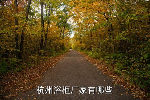 杭州浴柜廠家有哪些