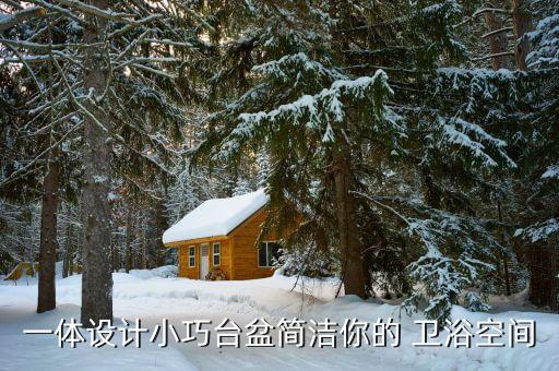 一體設(shè)計(jì)小巧臺(tái)盆簡(jiǎn)潔你的 衛(wèi)浴空間