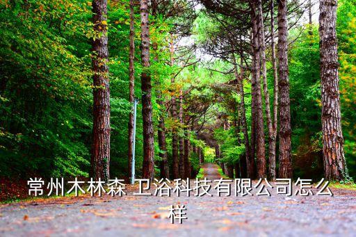  常州木林森 衛(wèi)浴科技有限公司怎么樣