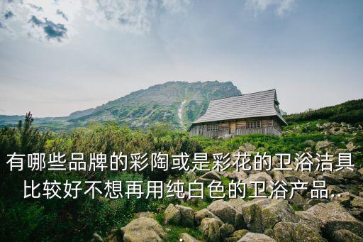 有哪些品牌的彩陶或是彩花的衛(wèi)浴潔具比較好不想再用純白色的衛(wèi)浴產(chǎn)品...