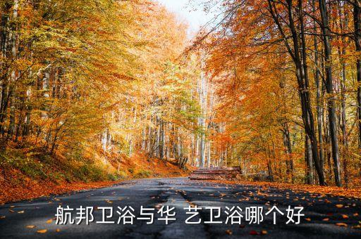 航邦衛(wèi)浴與華 藝衛(wèi)浴哪個好