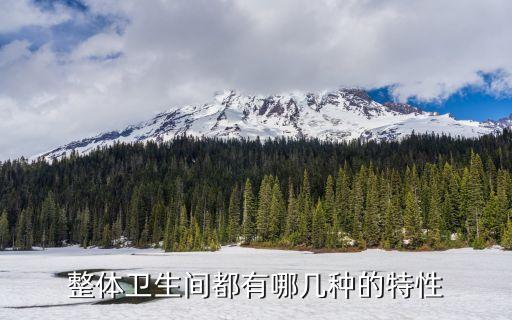 整體衛(wèi)生間都有哪幾種的特性
