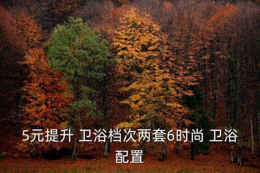 5元提升 衛(wèi)浴檔次兩套6時(shí)尚 衛(wèi)浴配置