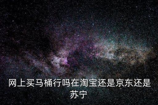  網(wǎng)上買馬桶行嗎在淘寶還是京東還是蘇寧