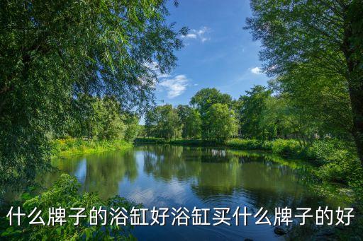 什么牌子的浴缸好浴缸買什么牌子的好