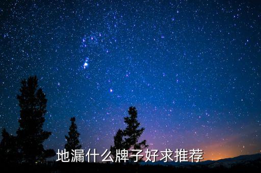 地漏什么牌子好求推薦