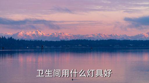 衛(wèi)生間用什么燈具好