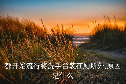 都開始流行將洗手臺裝在廁所外,原因是什么