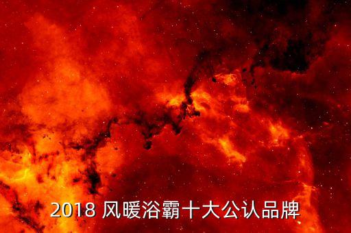 2018 風暖浴霸十大公認品牌