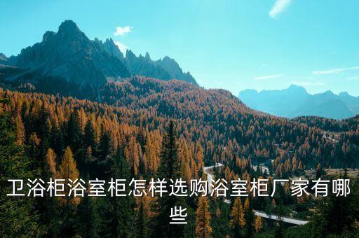 衛(wèi)浴柜浴室柜怎樣選購(gòu)浴室柜廠家有哪些