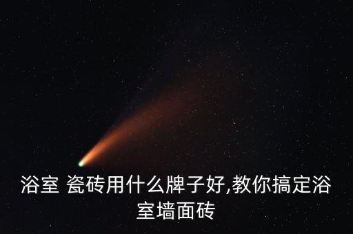 浴室 瓷磚用什么牌子好,教你搞定浴室墻面磚