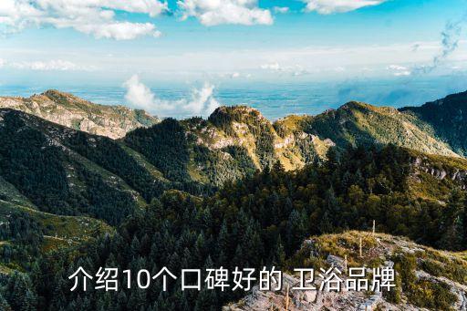 小眾特色衛(wèi)浴品牌推薦一下