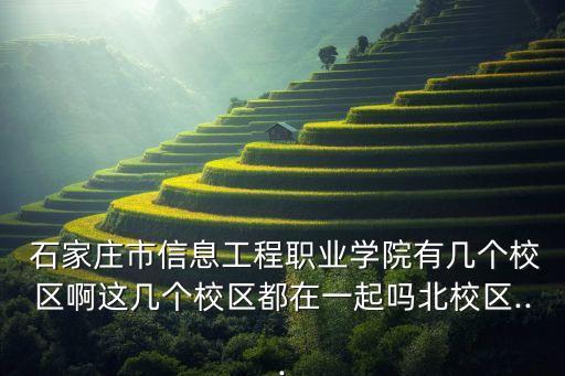  石家莊市信息工程職業(yè)學院有幾個校區(qū)啊這幾個校區(qū)都在一起嗎北校區(qū)...