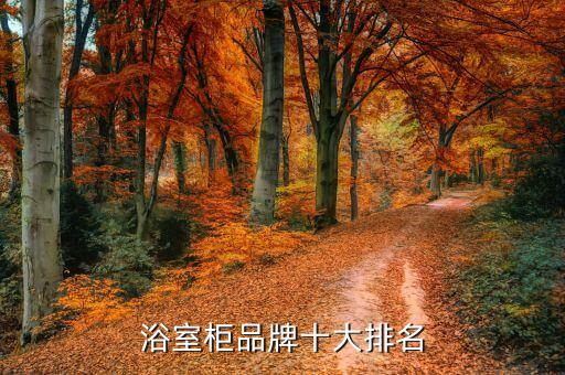 浴室柜品牌十大排名