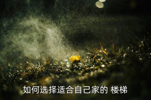 如何選擇適合自己家的 樓梯
