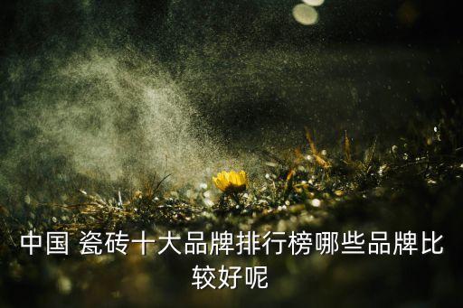 惠達(dá)衛(wèi)浴瓷磚品牌排名多少