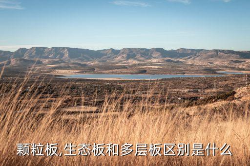 顆粒板,生態(tài)板和多層板區(qū)別是什么