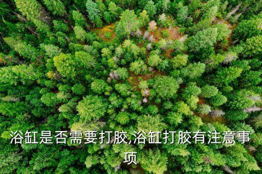 浴缸是否需要打膠,浴缸打膠有注意事項