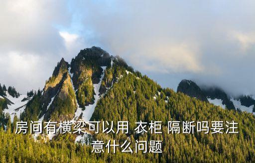 房間有橫梁可以用 衣柜 隔斷嗎要注意什么問題