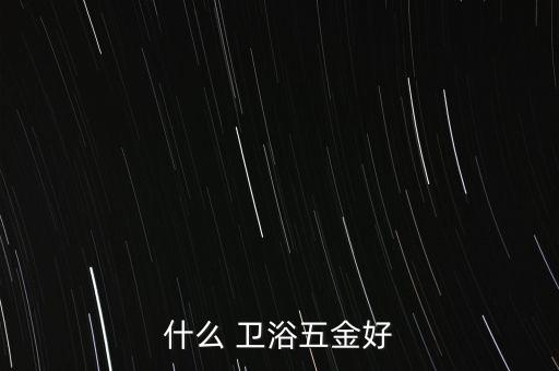 什么 衛(wèi)浴五金好