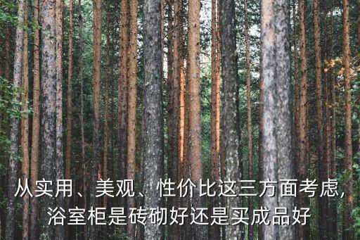 從實(shí)用、美觀、性價比這三方面考慮,浴室柜是磚砌好還是買成品好