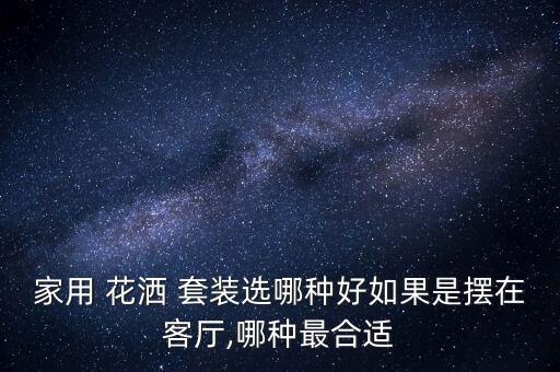 家用 花灑 套裝選哪種好如果是擺在客廳,哪種最合適
