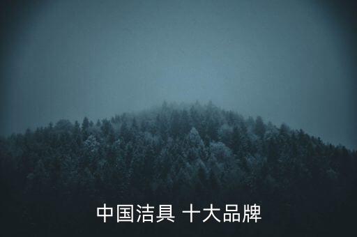 中國(guó)潔具 十大品牌