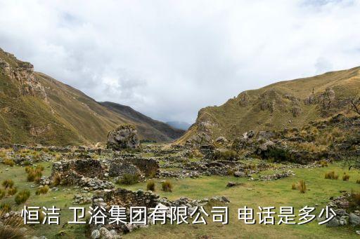 恒潔 衛(wèi)浴集團有限公司 電話是多少