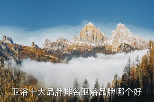 中國前十衛(wèi)浴品牌排行榜最新