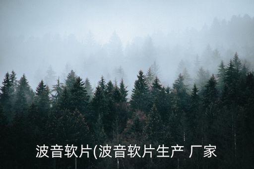 波音軟片(波音軟片生產(chǎn) 廠家