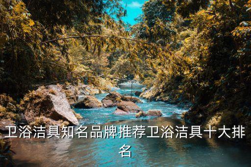 衛(wèi)浴潔具知名品牌推薦衛(wèi)浴潔具十大排名