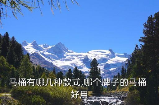 馬桶有哪幾種款式,哪個牌子的馬桶 好用