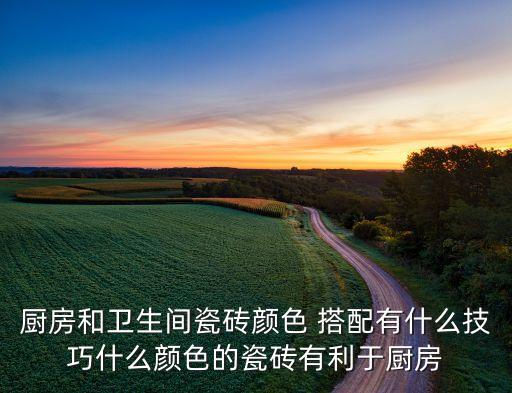 廚房和衛(wèi)生間瓷磚顏色 搭配有什么技巧什么顏色的瓷磚有利于廚房