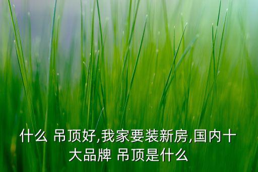 什么 吊頂好,我家要裝新房,國(guó)內(nèi)十大品牌 吊頂是什么