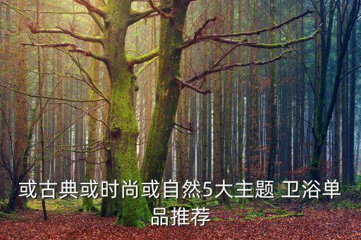 或古典或時(shí)尚或自然5大主題 衛(wèi)浴單品推薦
