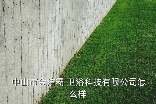 中山市金潔霸 衛(wèi)浴科技有限公司怎么樣