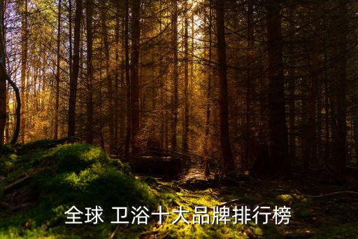 全球 衛(wèi)浴十大品牌排行榜