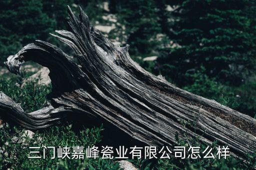  三門峽嘉峰瓷業(yè)有限公司怎么樣