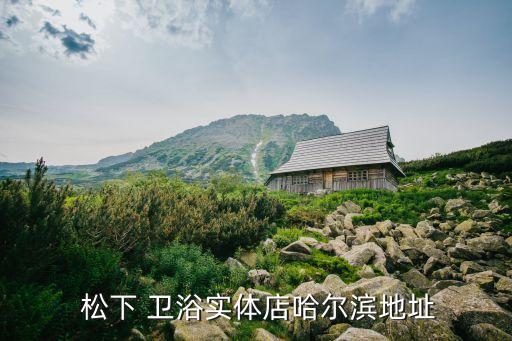  松下 衛(wèi)浴實(shí)體店哈爾濱地址