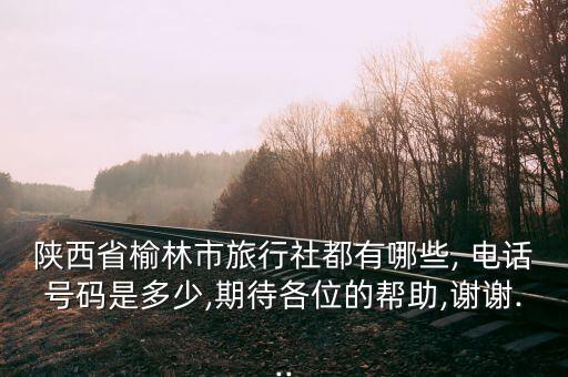 陜西省榆林市旅行社都有哪些, 電話號碼是多少,期待各位的幫助,謝謝...
