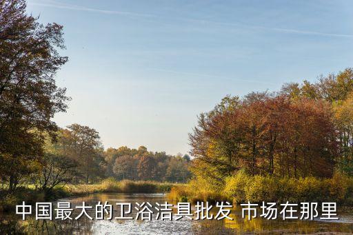 中國(guó)最大的衛(wèi)浴潔具批發(fā) 市場(chǎng)在那里