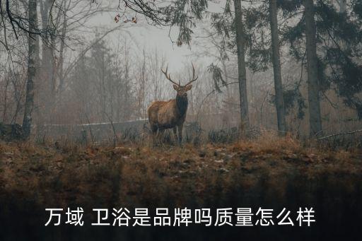萬(wàn)域 衛(wèi)浴是品牌嗎質(zhì)量怎么樣