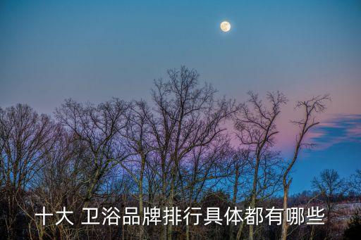衛(wèi)浴前30品牌,中國(guó)十大衛(wèi)浴品牌有哪些