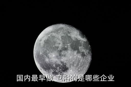 國內(nèi)最早做 衛(wèi)浴的是哪些企業(yè)